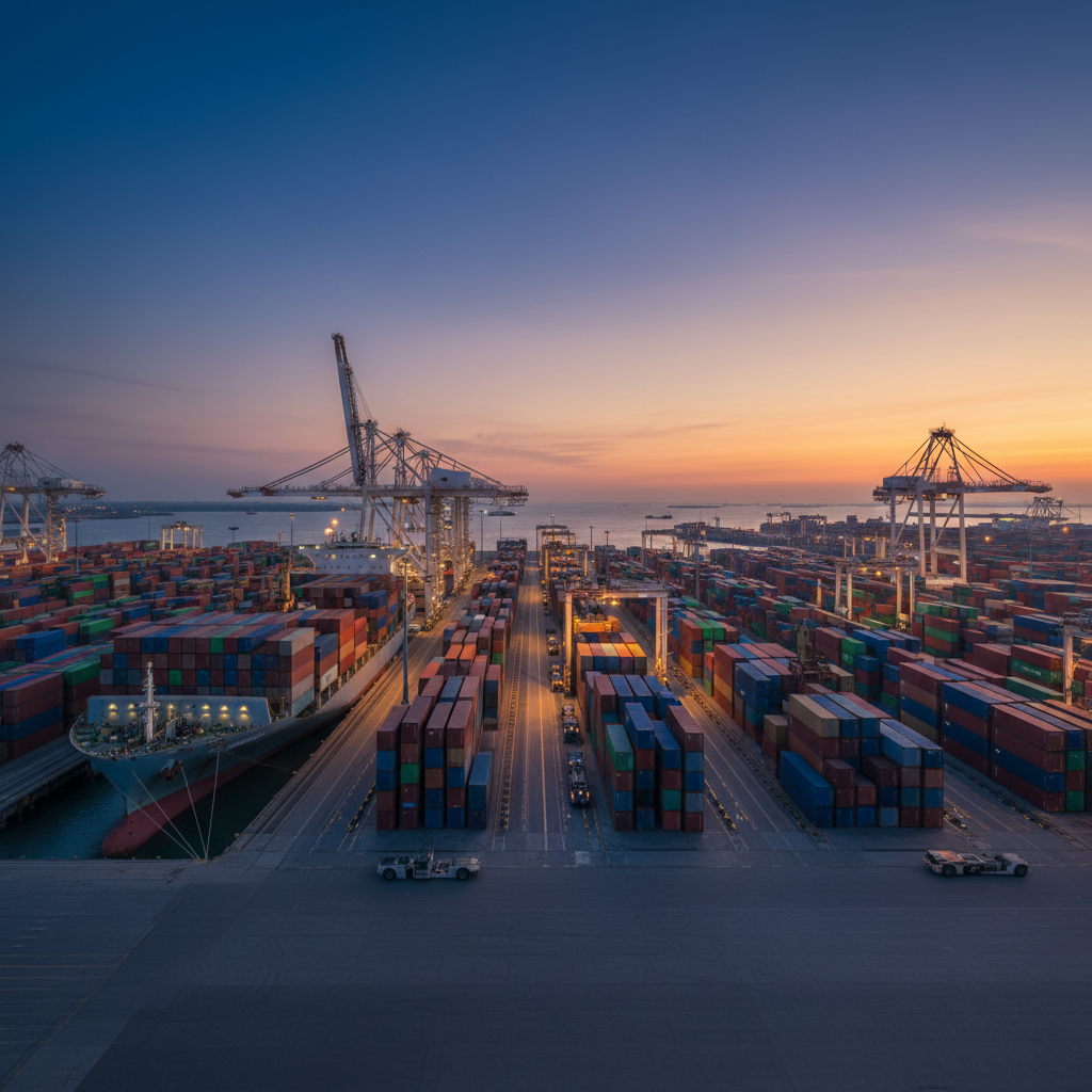 фото Морские контейнерные терминалы: устройство и работа