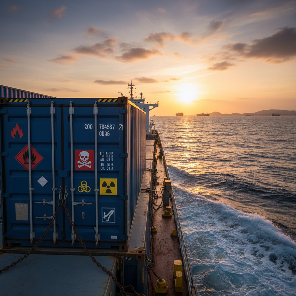 фото Нормы и правила перевозки опасных грузов в морских контейнерах