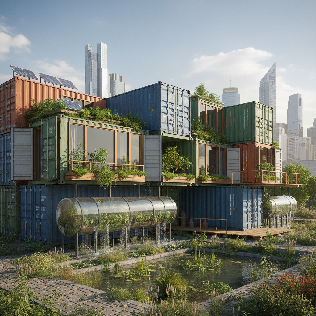 фото Вторичное использование морских контейнеров: экологические проекты