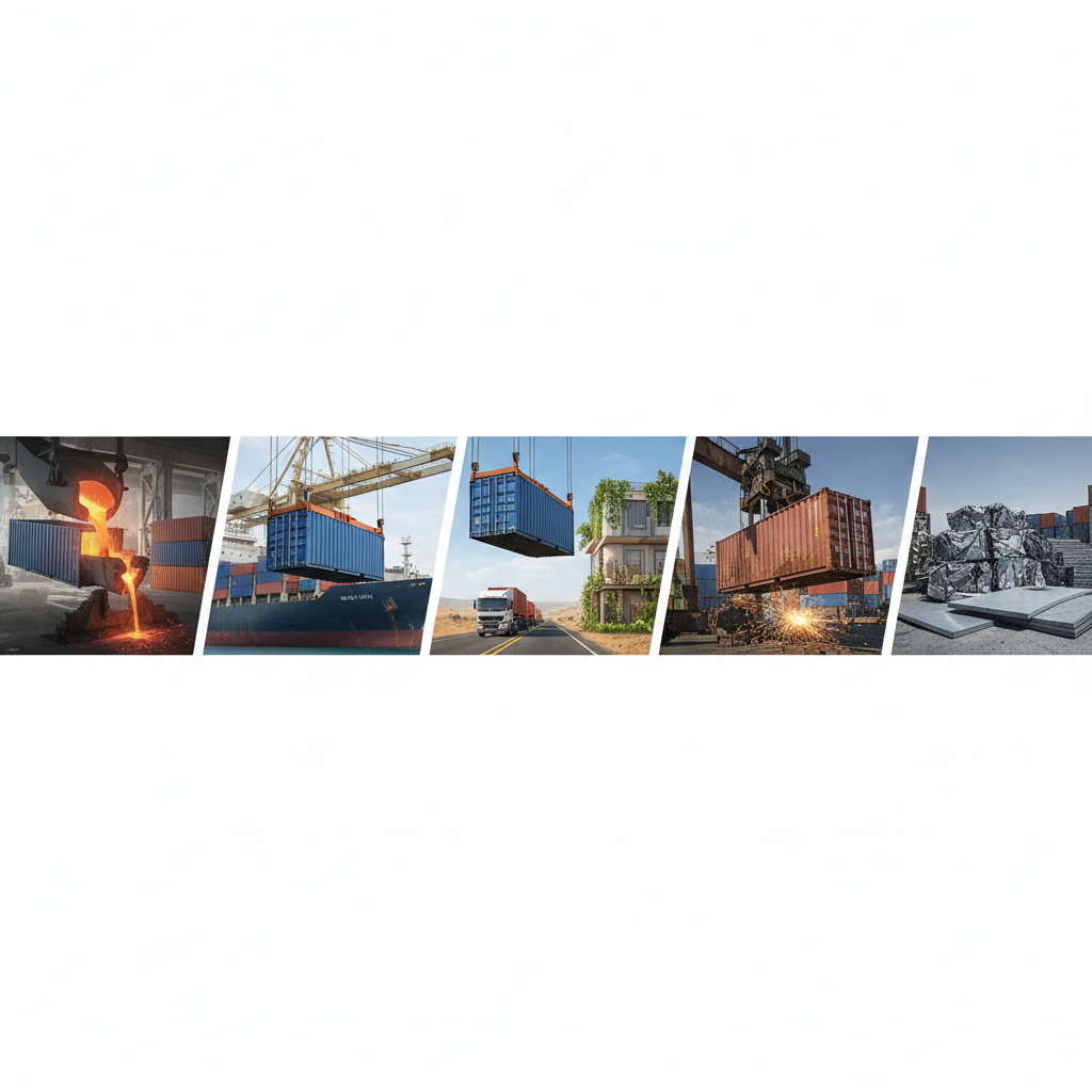 фото Цикл жизни морского контейнера: от производства до утилизации