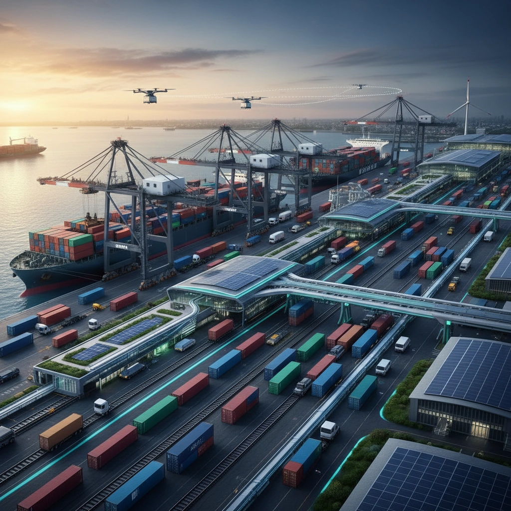 фото Логистические хабы: как контейнеры интегрируются в мультимодальные узлы