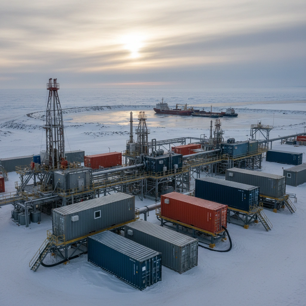 фото Морские контейнеры в нефтегазовой отрасли: специфика использования