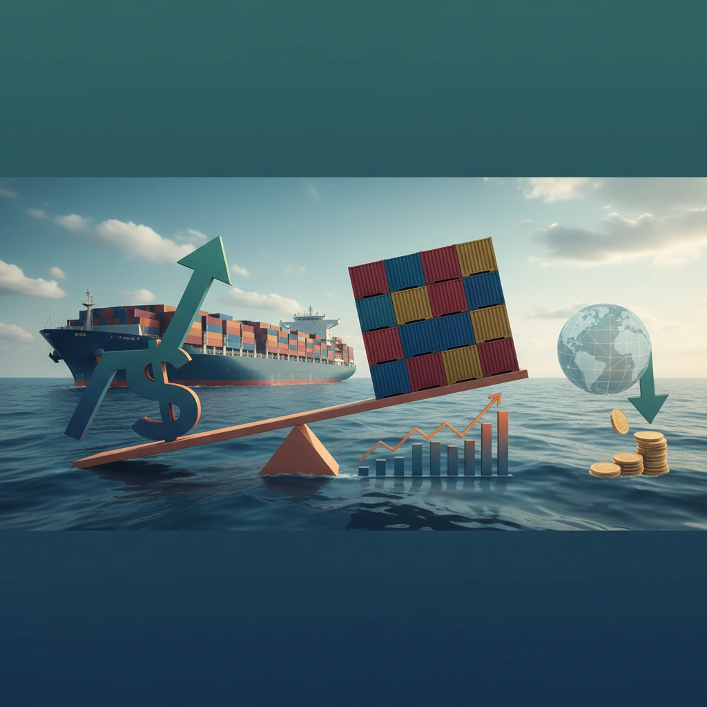 фото Влияние курса валют на стоимость контейнерных перевозок